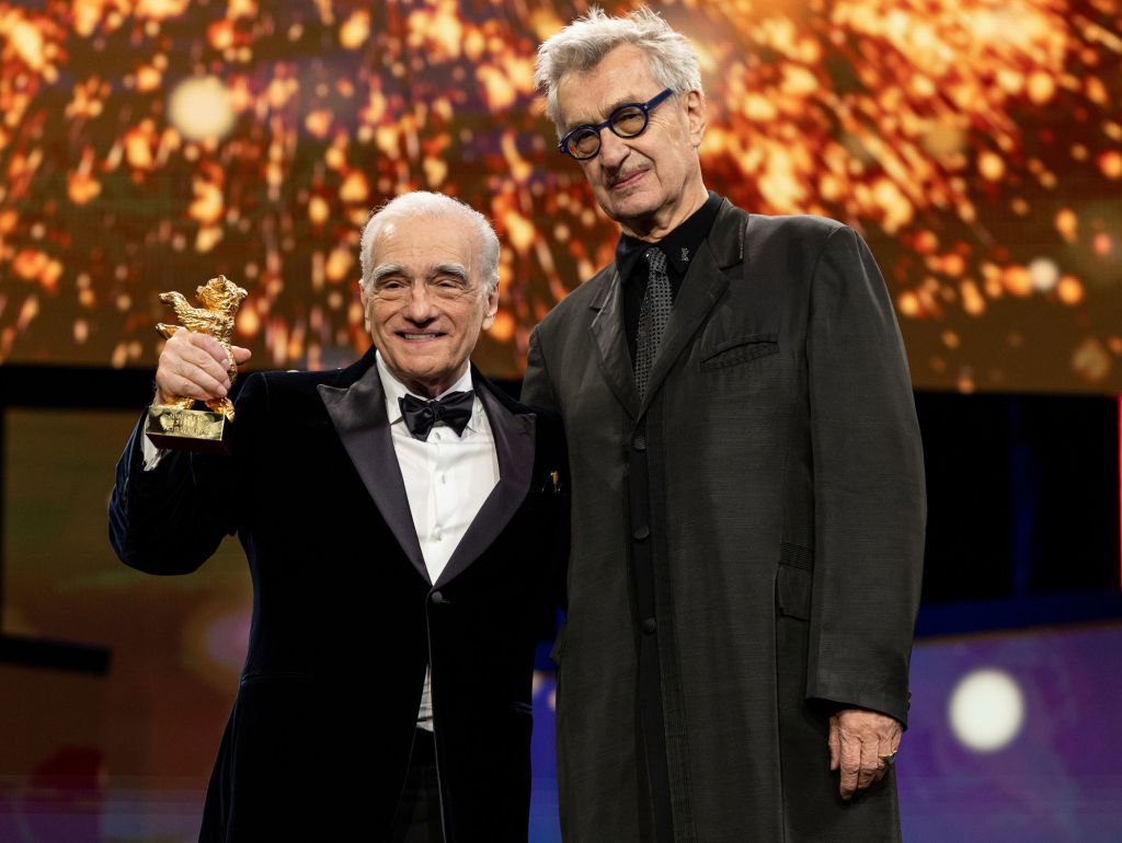 Goldener Ehrenbär an Martin Scorsese für sein Lebenswerk mit Laudator Wim Wenders